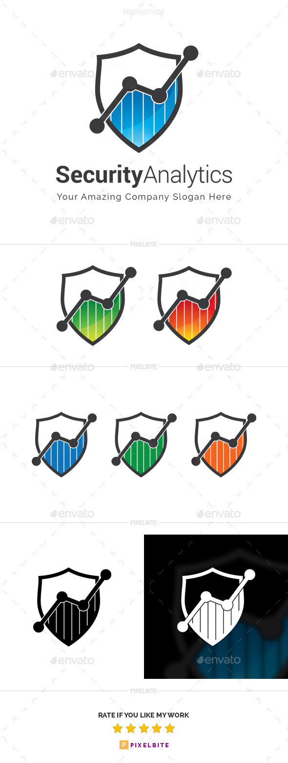 Security Analytics Logo Template - Symbols Logo Templates