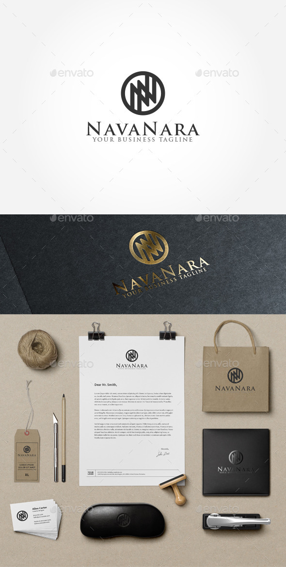 NavaNara Logo - Letters Logo Templates