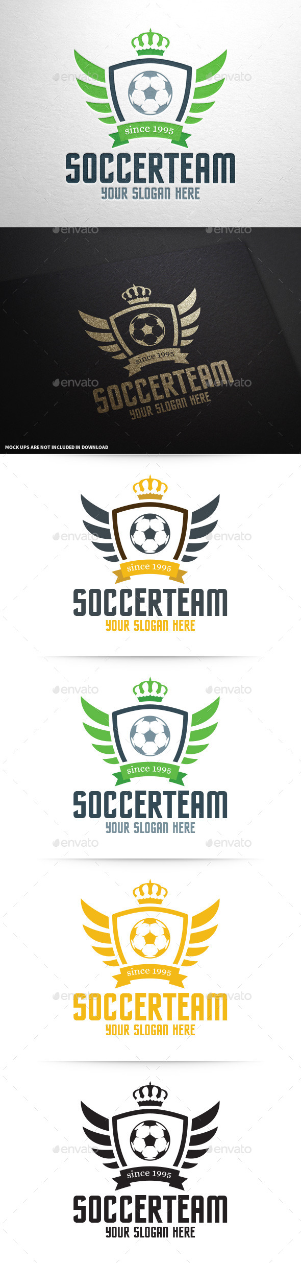 Soccer Team Logo Template - Crests Logo Templates