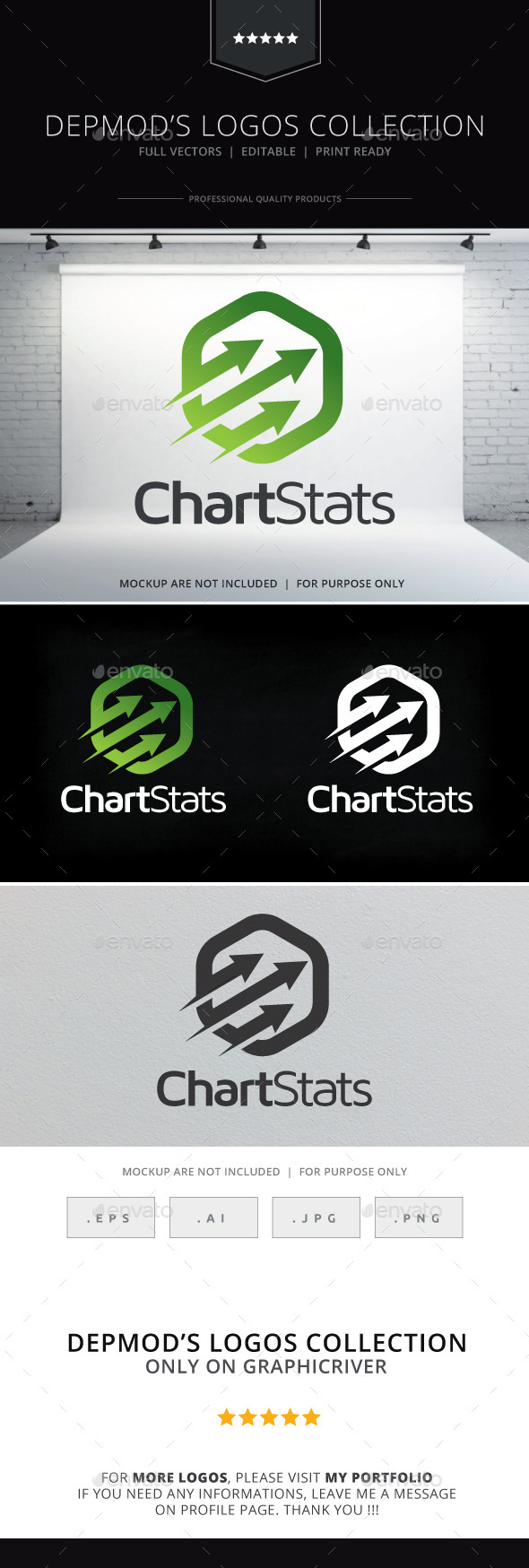 Chart Stats Logo - Symbols Logo Templates