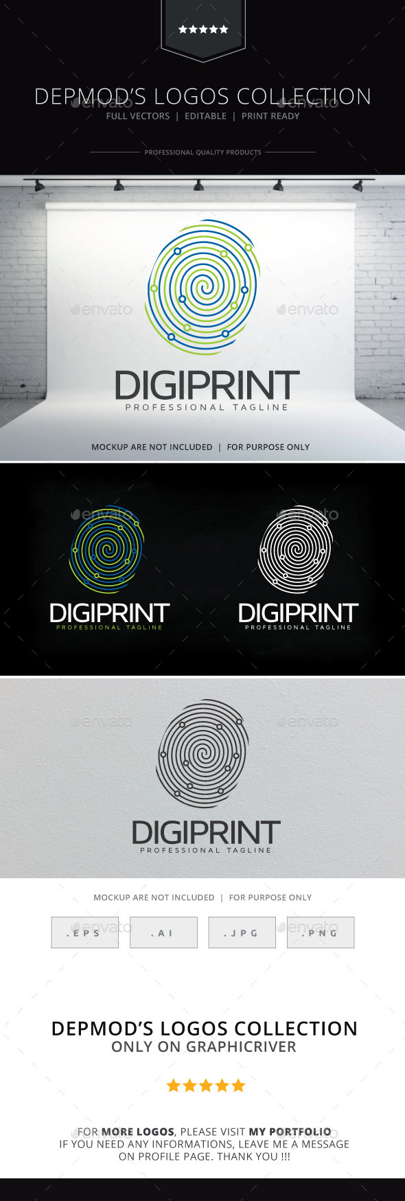 Digi Print Logo - Objects Logo Templates