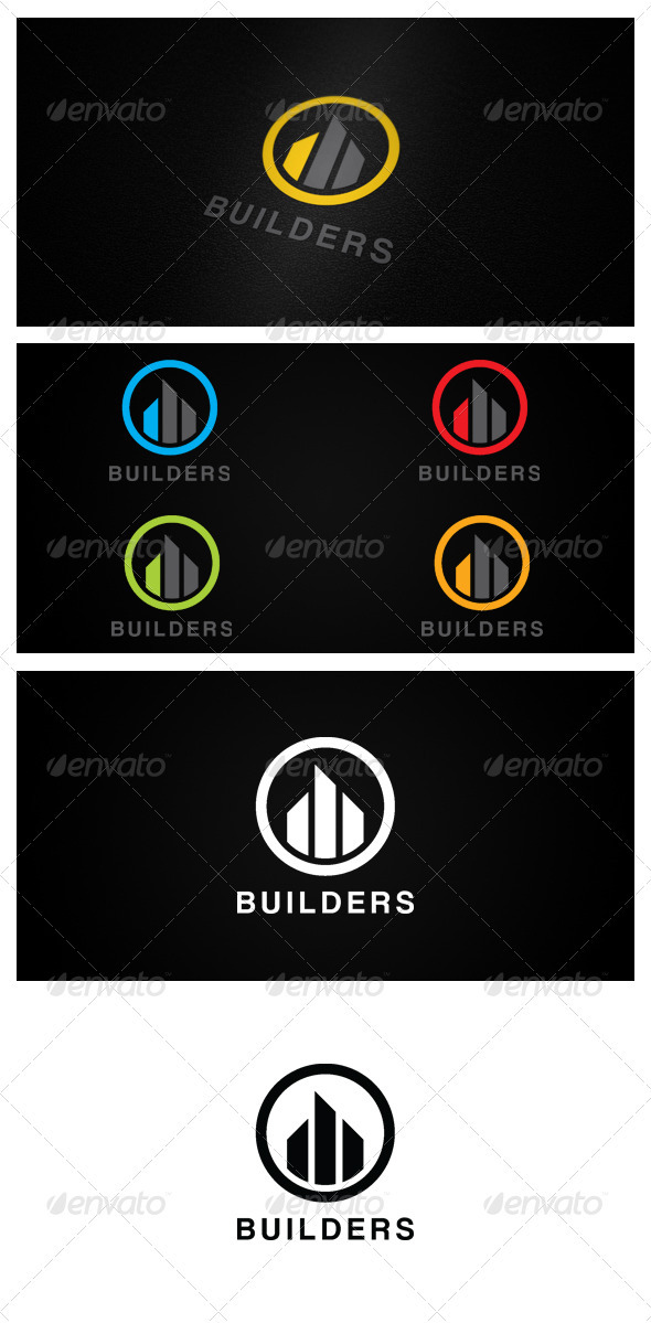 BUILDERS - Buildings Logo Templates