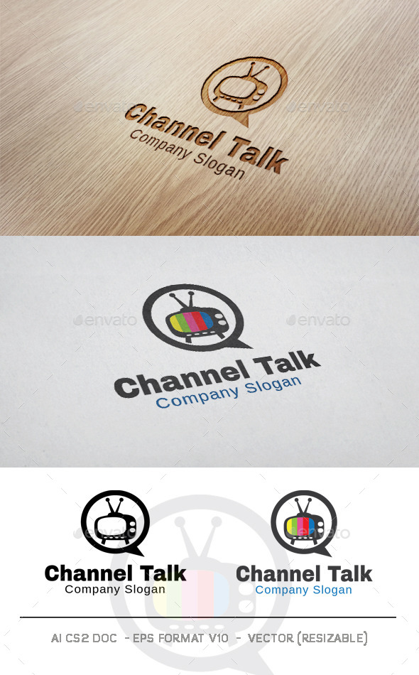 Channel Talk Logo - Objects Logo Templates