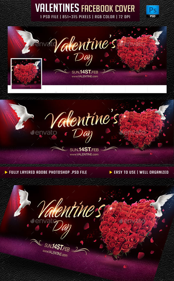 Valentines Day Facebook Cover - Facebook Timeline Covers Social Media