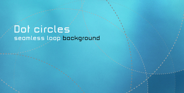 DOT CIRCLES seamless loop Background
