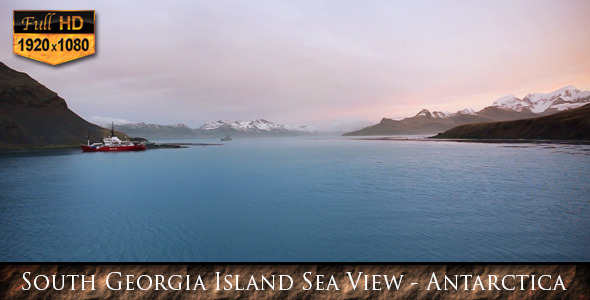 South Georgia Island Sea View 