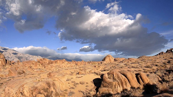 Alabama Hills Owens Valley Cloud Landscape