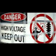 Danger High Voltage Sign Reveal Pack - VideoHive Item for Sale