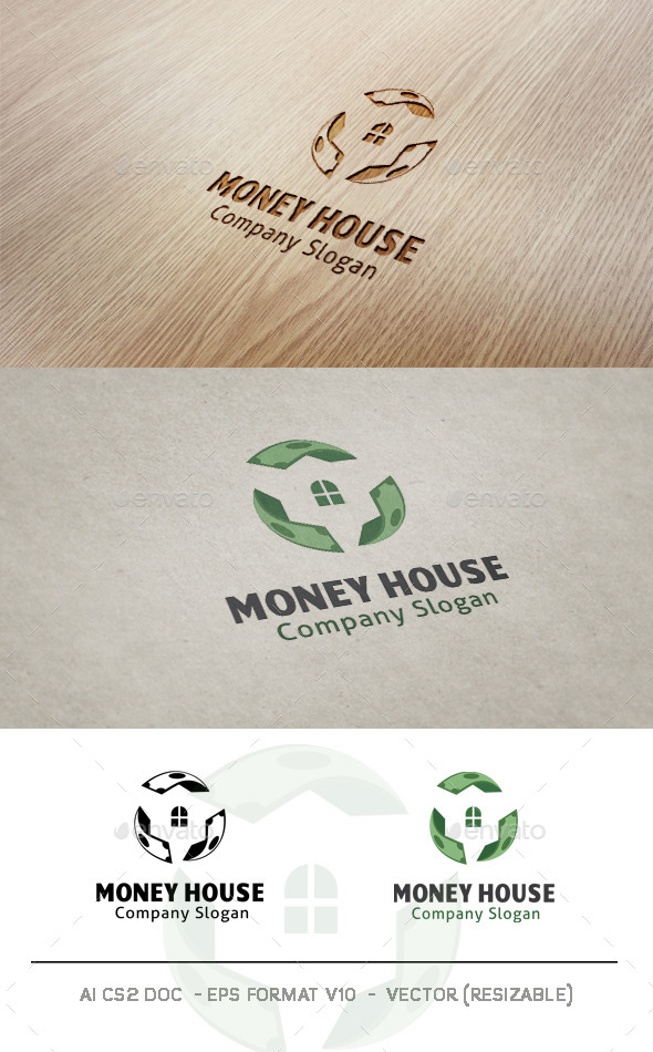 Money House Logo - Symbols Logo Templates