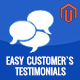 Easy Customer s Testimonial Magento Extension