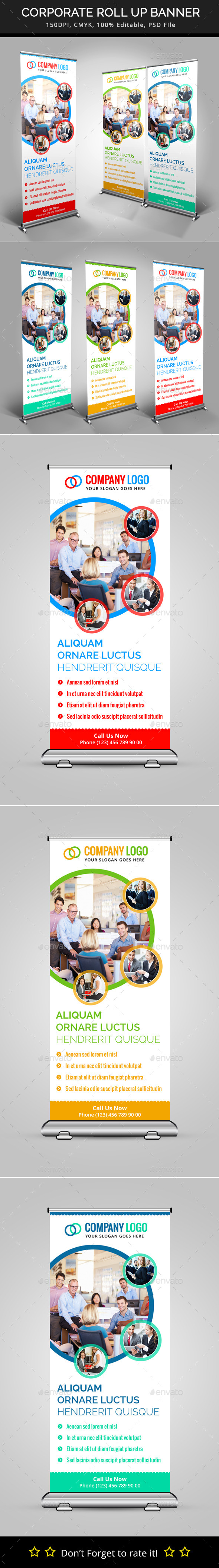 Corporate Roll Up Banner - Signage Print Templates