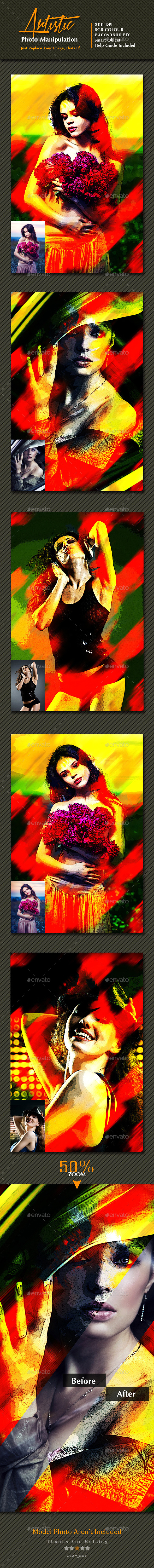Artistic Photo Template vol. 5 - Photo Templates Graphics