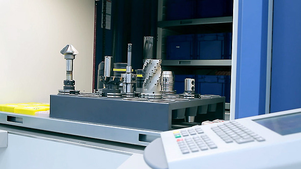 Automatic Tool Cabinet at Industrial Factory