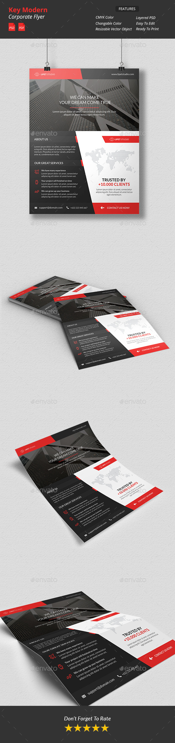 Key - Modern Corporate Flyer - Corporate Flyers