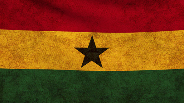 Ghana Flag 2 Pack – Grunge and Retro