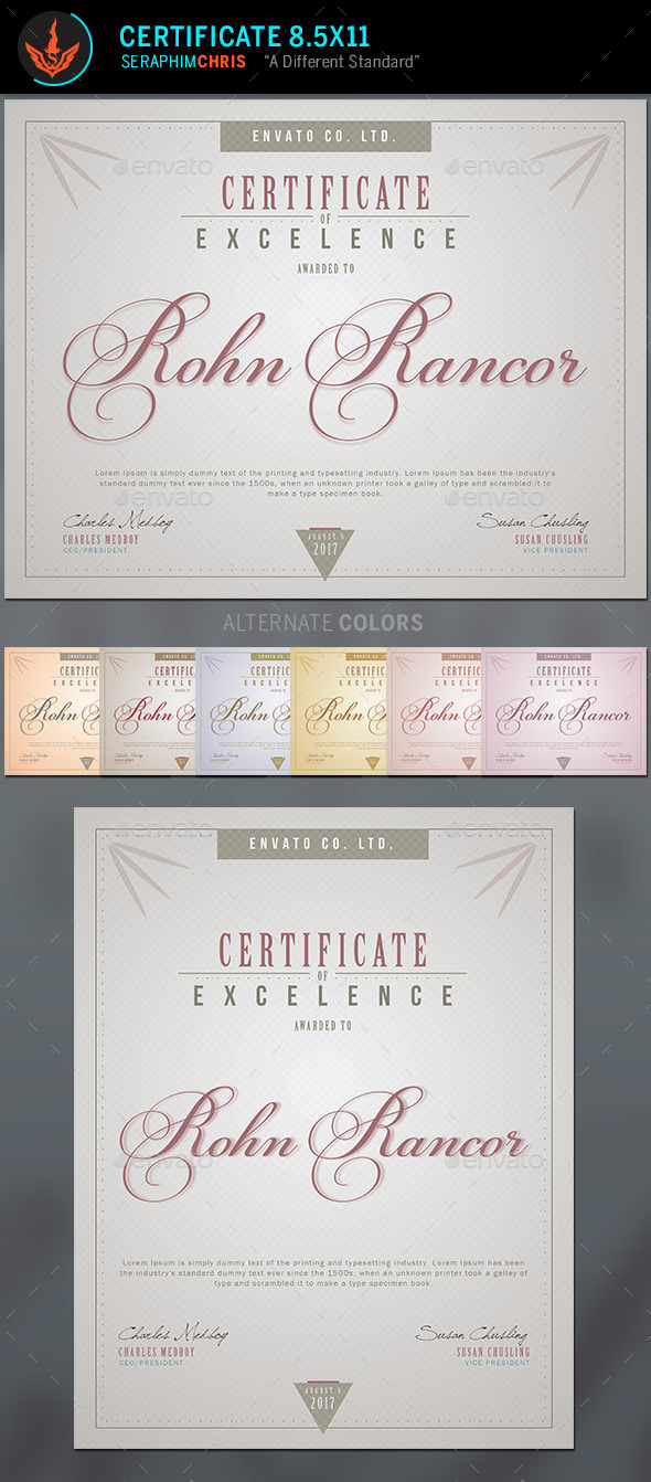 Certificate Template 2 - Certificates Stationery