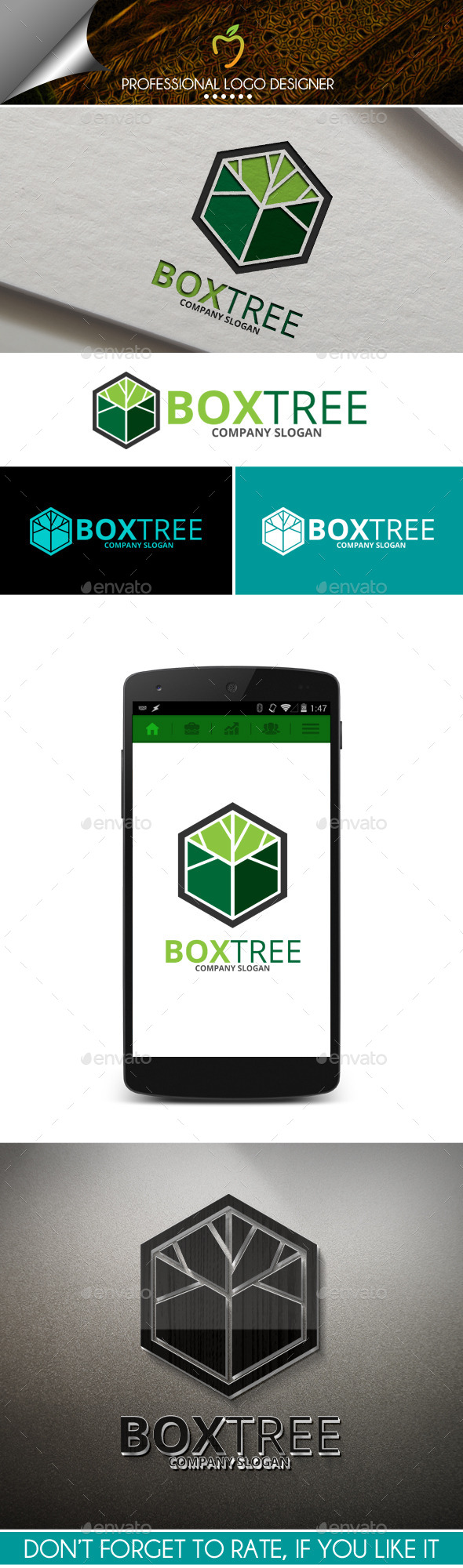 Box Tree Logo - Abstract Logo Templates