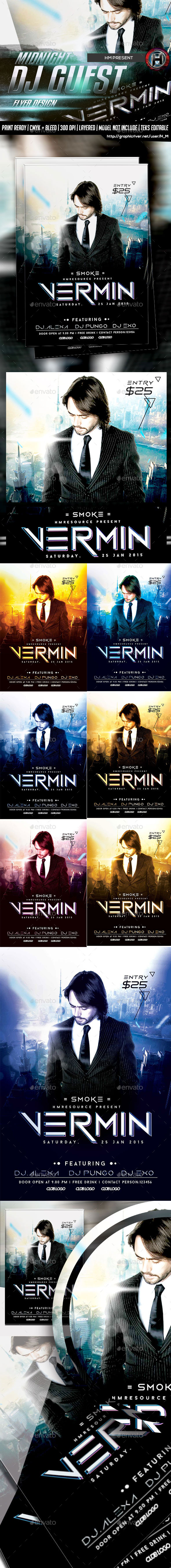 DJ NIGHT CITY FLYER DESIGN - Events Flyers