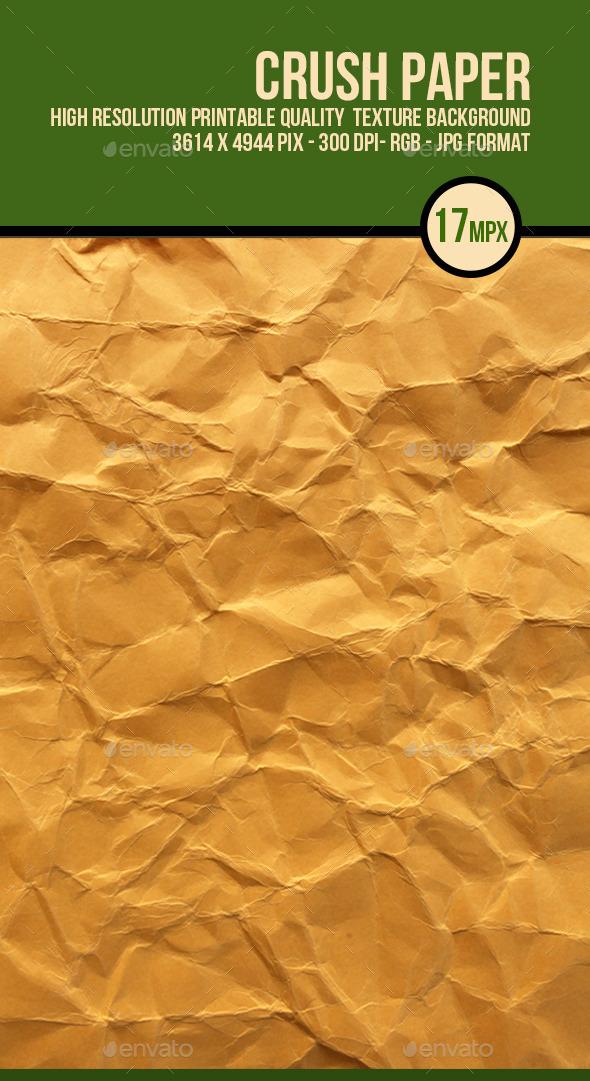 Crushed Brown Paper - Paper Textures