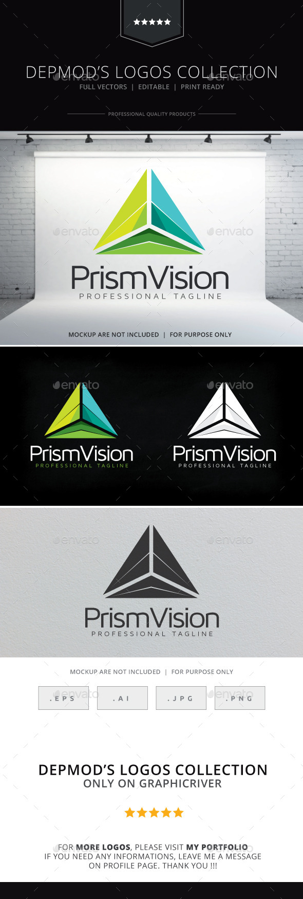 Prism Vision Logo - Symbols Logo Templates