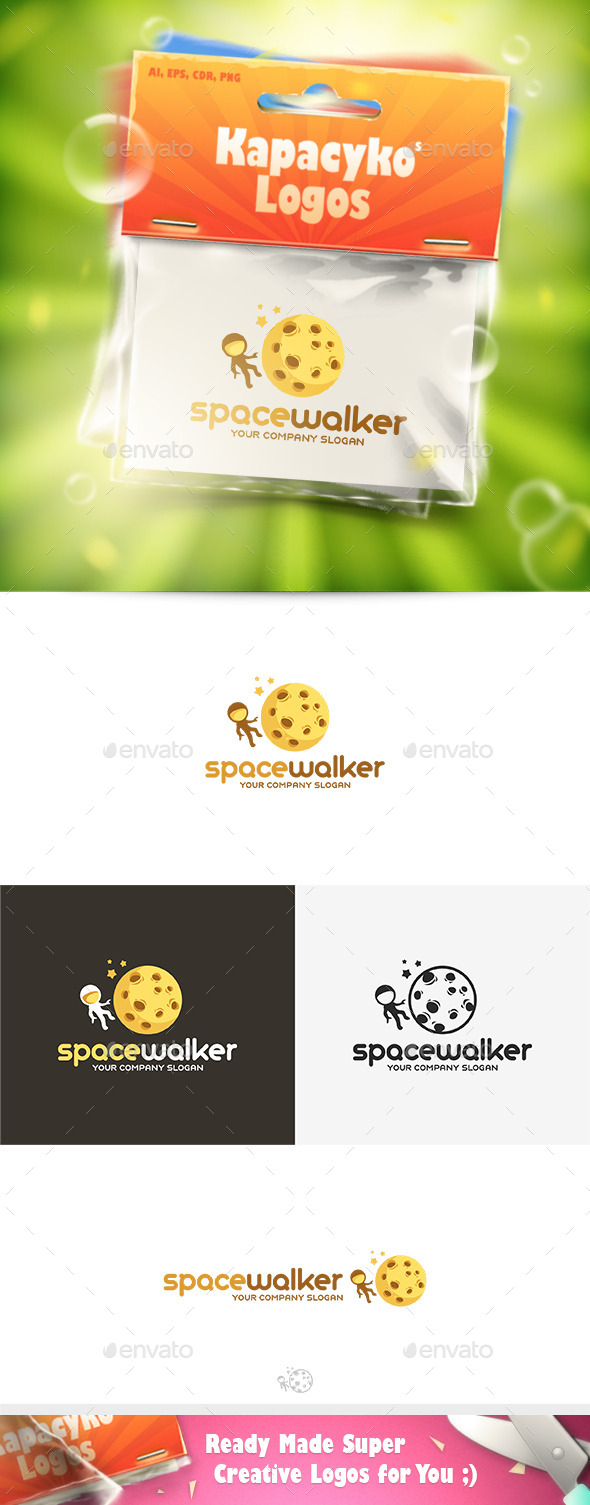 Space Walker Logo - Humans Logo Templates