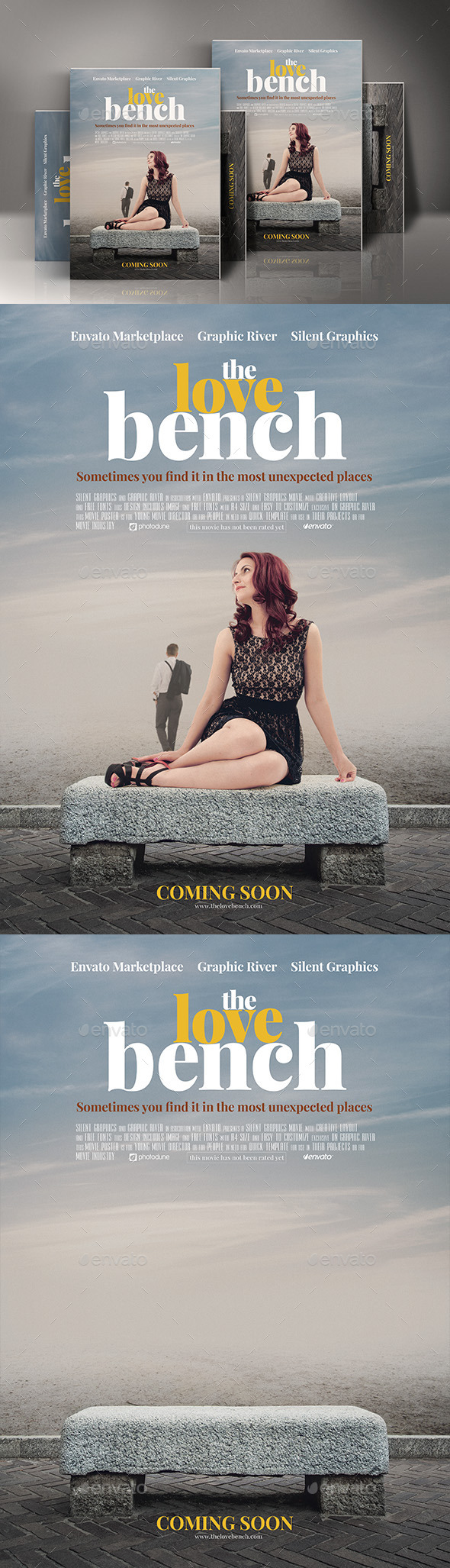 Romance Movie Poster Template - Miscellaneous Events