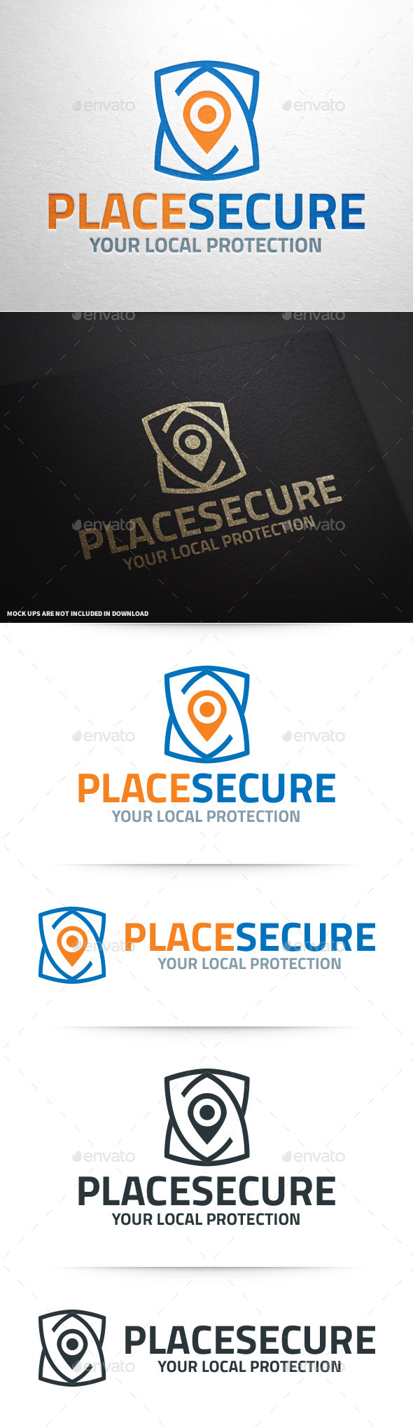 Place Secure Logo Template - Symbols Logo Templates