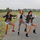 Three Girls Dancing On The Road 1 - VideoHive Item for Sale