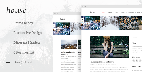 House - Personal - ThemeForest 10019229