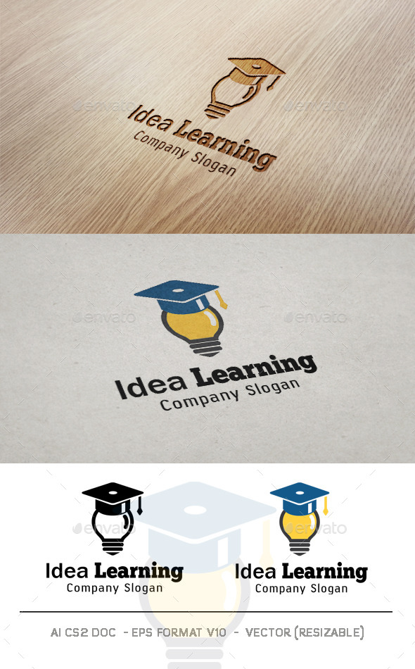 Idea Learning Logo - College Logo Templates