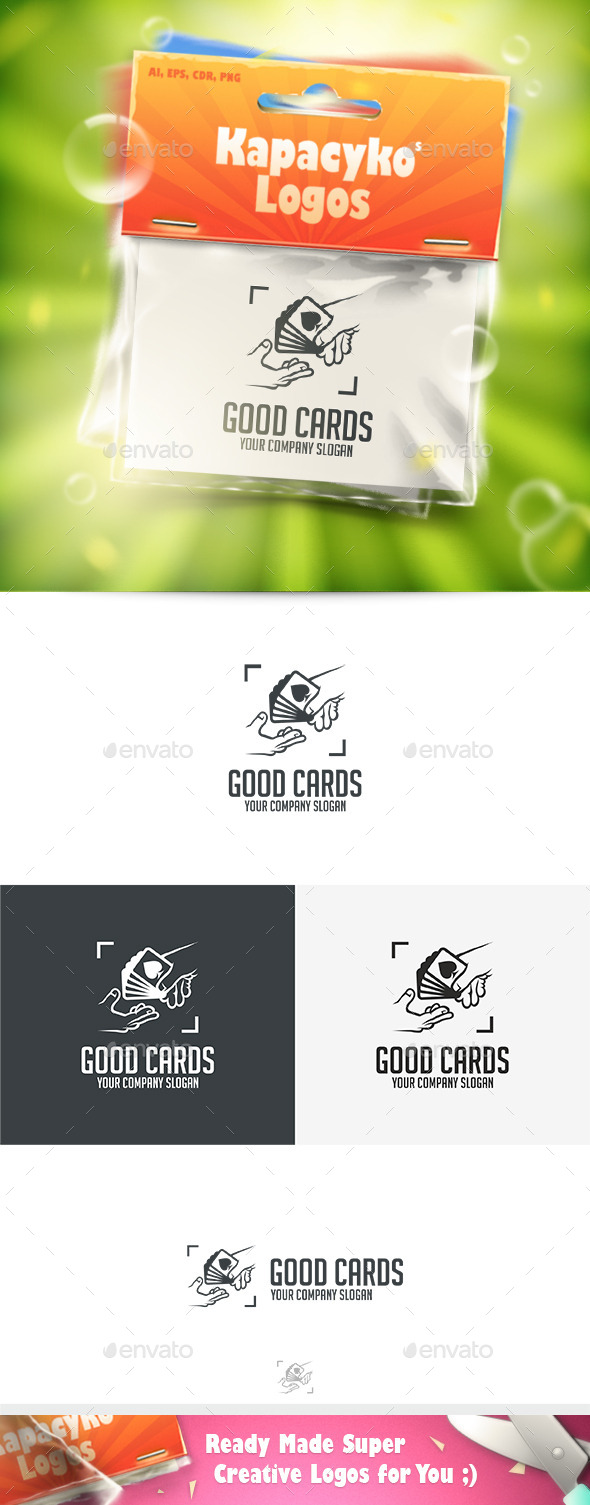 Good Cards Logo - Humans Logo Templates