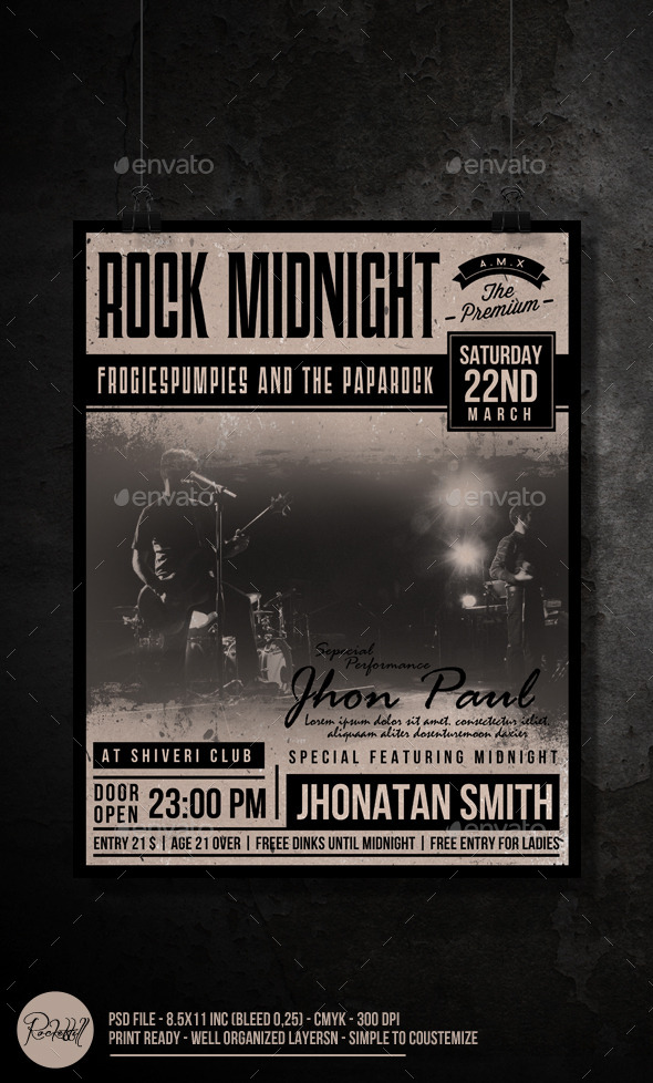 Rock Midnight Flyer - Concerts Events