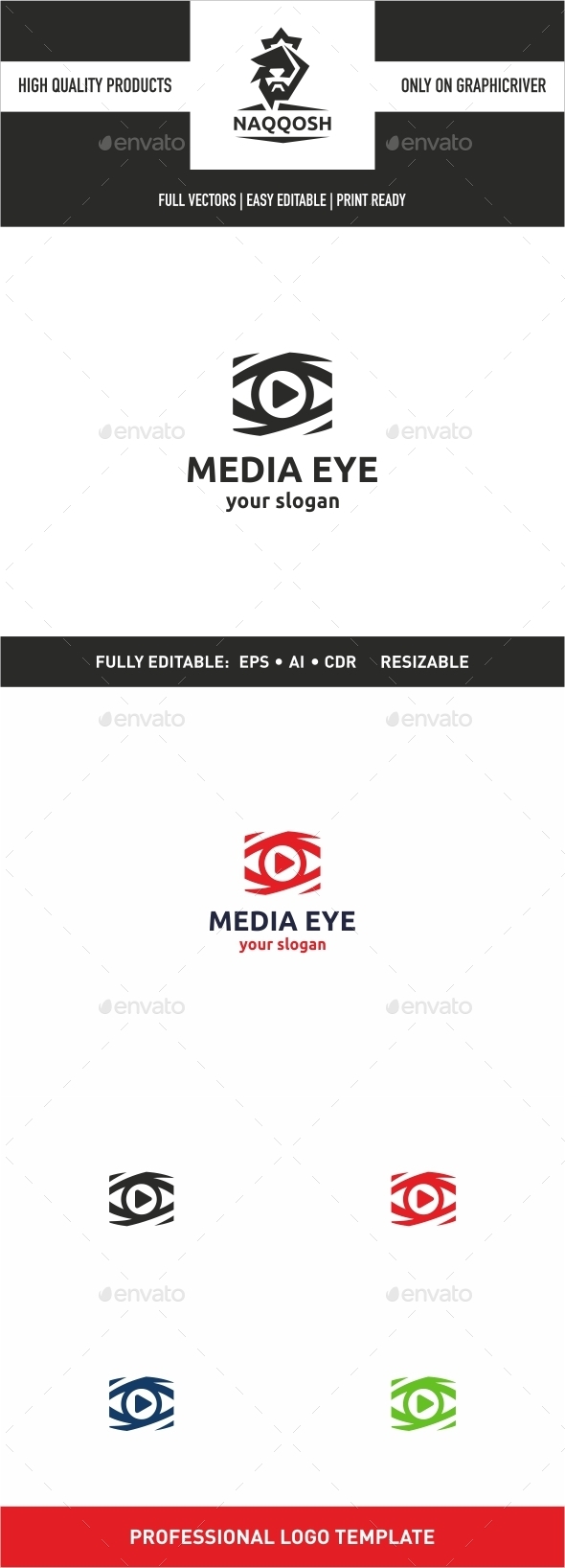 Media Eye - Symbols Logo Templates