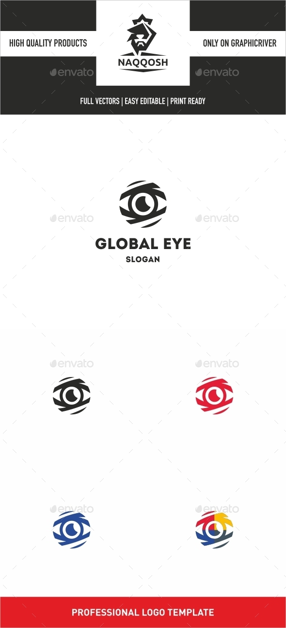 Global Eye Logo - Logo Templates