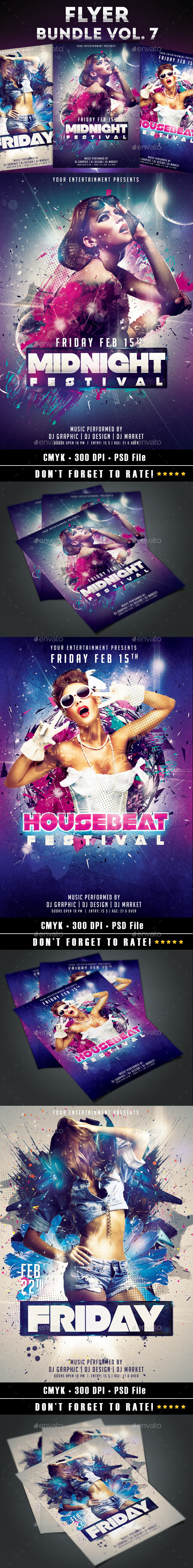 Flyer Bundle vol.7 - Events Flyers