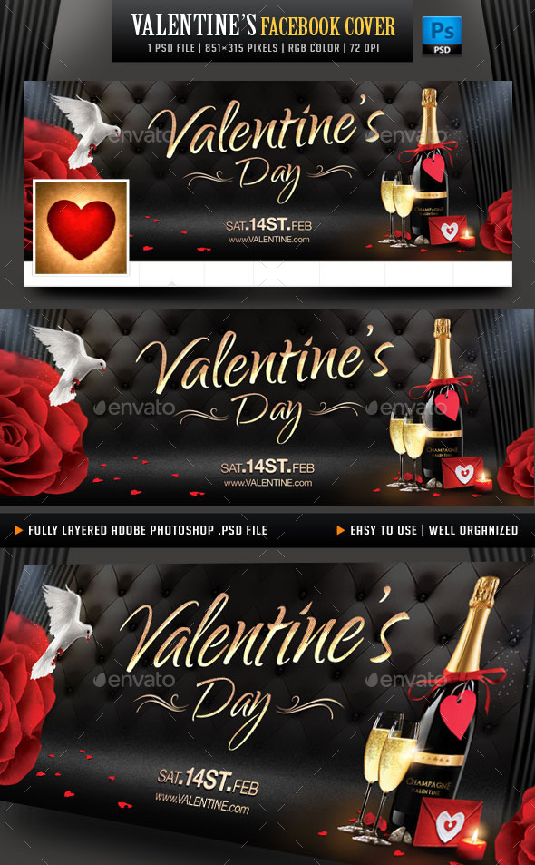 Valentine's Day Facebook Cover - Facebook Timeline Covers Social Media