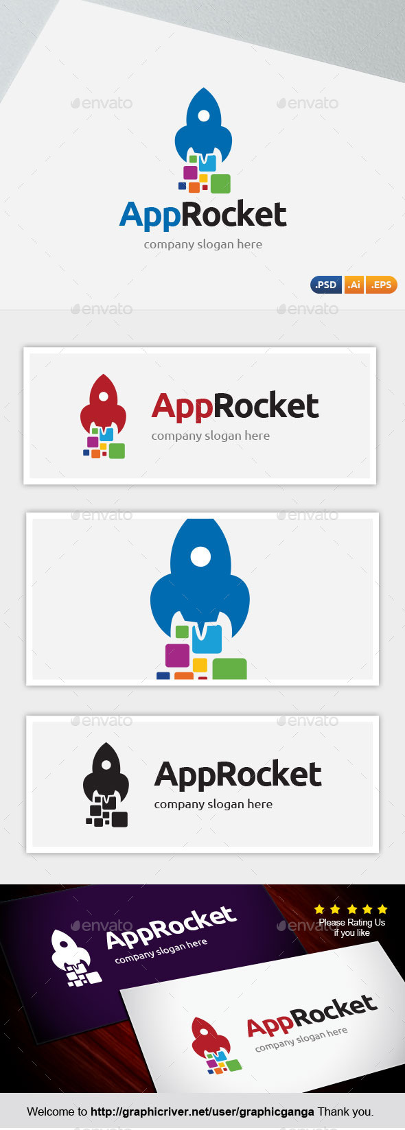 App Rocket - Abstract Logo Templates
