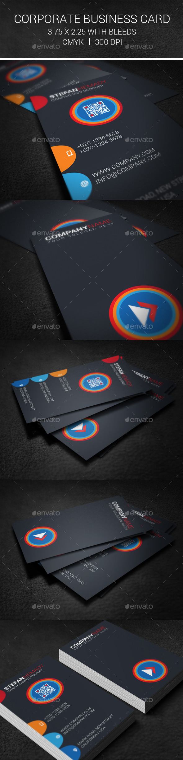 Corporate Business Card - Corporate Business Cards