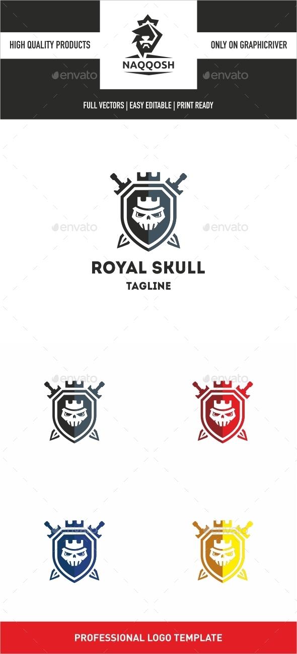 Royal Skull - Logo Templates