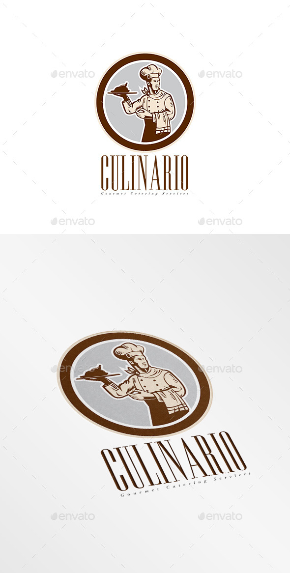 Culinario Gourmet Catering Services Logo - Humans Logo Templates