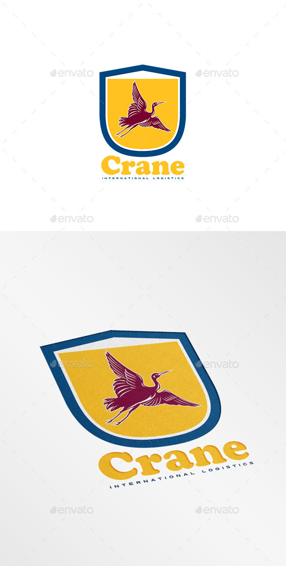 Crane International Logistics Logo - Animals Logo Templates