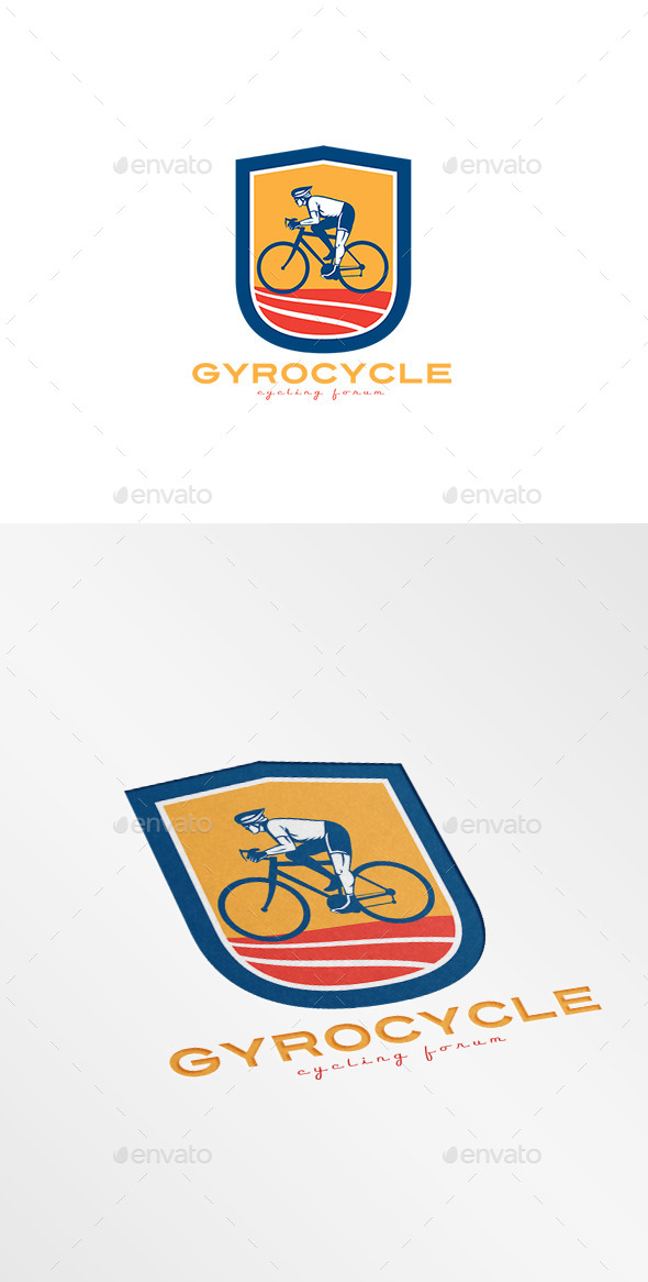 Gyro Cycles Cycling Forum Logo - Humans Logo Templates