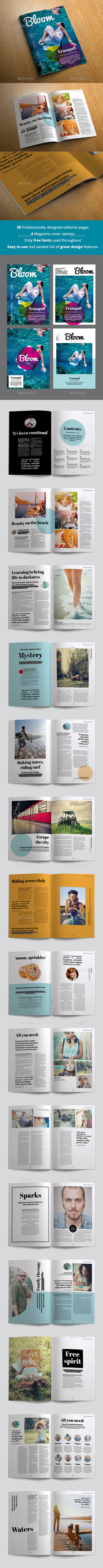 Bloom Magazine - Magazines Print Templates