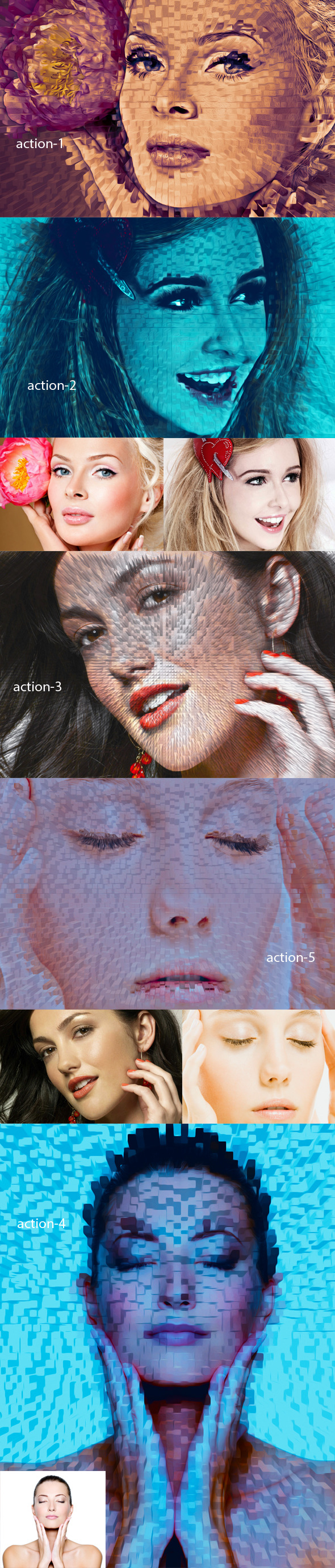 Pixel Art Action - Actions Photoshop
