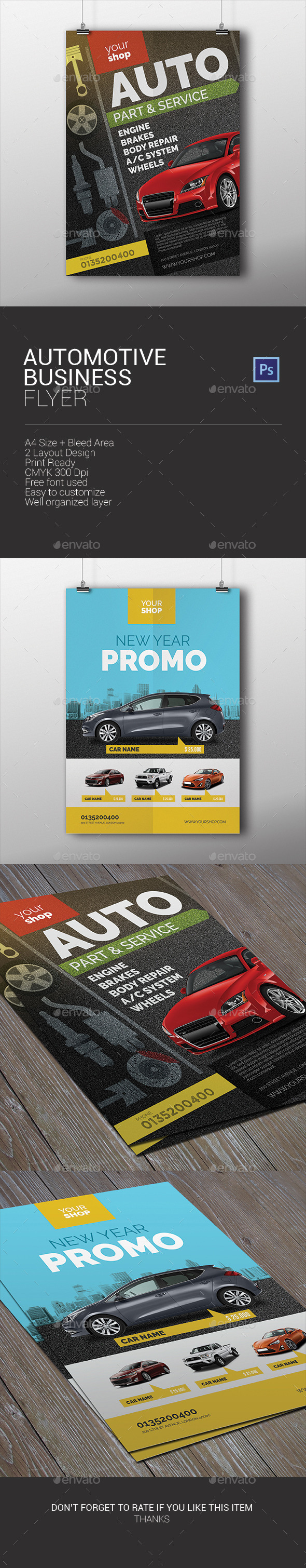 Automotive Business Flyer - Corporate Flyers