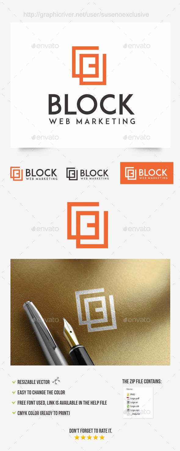 B Logo - Letters Logo Templates