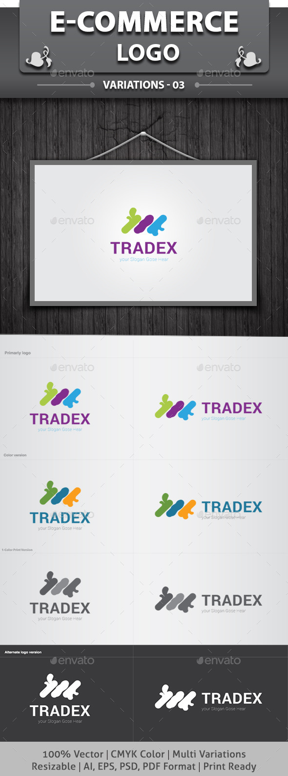 E-Commerce Logo 3 - Abstract Logo Templates