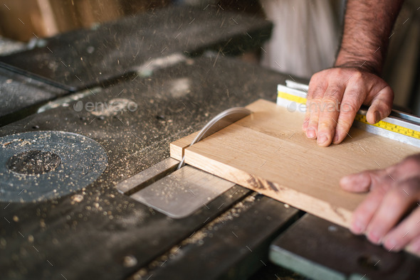 Carpenter working - Stock Photo - Images