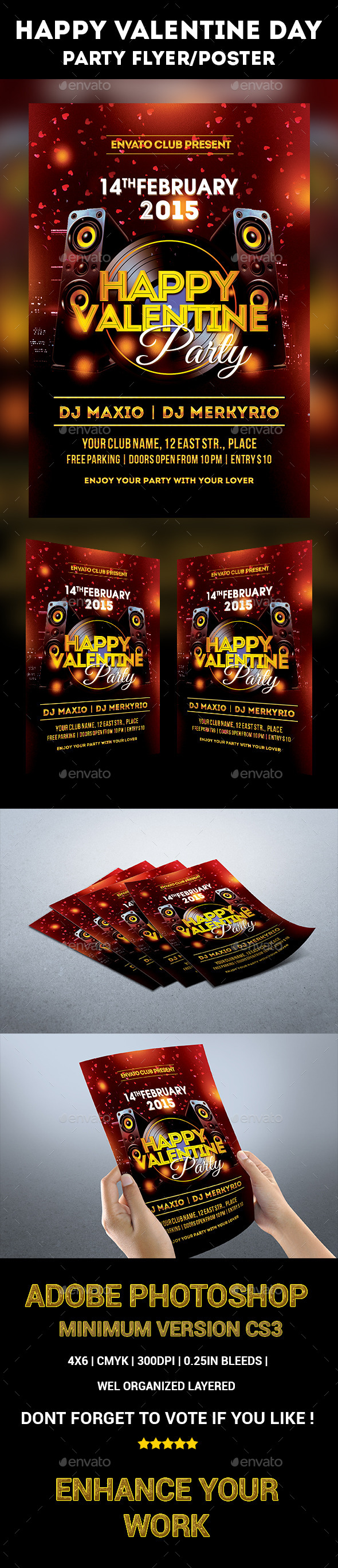 Valentine Day Party 2015 Flyer-v12 - Clubs & Parties Events