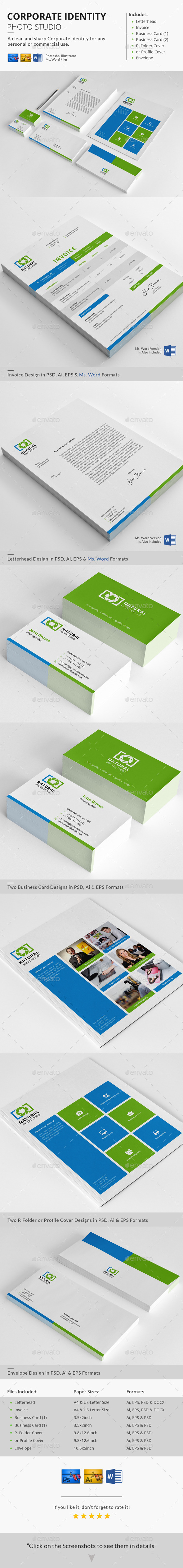 Corporate Identity - Photo Studio - Stationery Print Templates